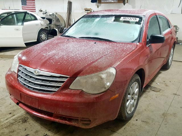 1C3LC46K18N133082 - 2008 CHRYSLER SEBRING LX RED photo 2