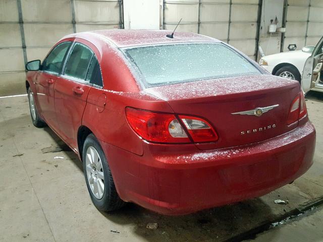 1C3LC46K18N133082 - 2008 CHRYSLER SEBRING LX RED photo 3