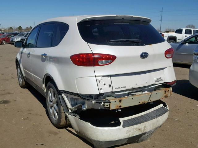 4S4WX83D674402266 - 2007 SUBARU B9 TRIBECA WHITE photo 3