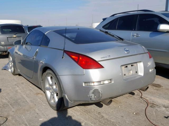 JN1AZ34D55M605840 - 2005 NISSAN 350Z COUPE SILVER photo 3