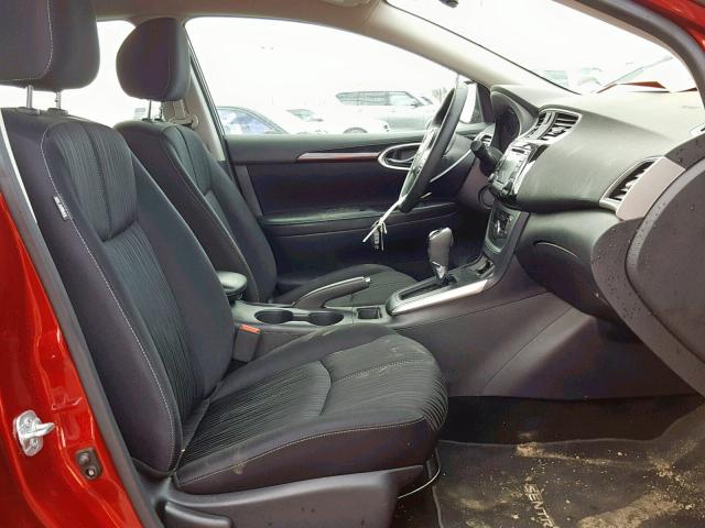 3N1AB7AP3JY297973 - 2018 NISSAN SENTRA S RED photo 5