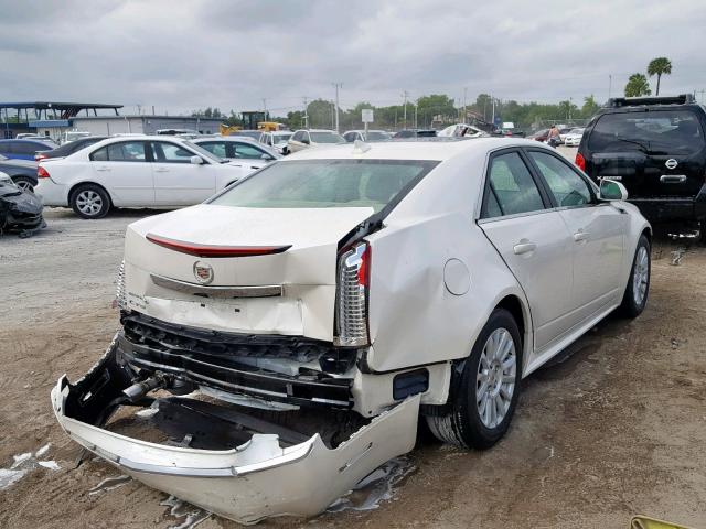 1G6DE5E56C0117464 - 2012 CADILLAC CTS LUXURY WHITE photo 4