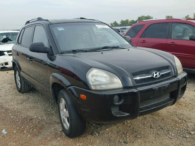 KM8JM12B65U070160 - 2005 HYUNDAI TUCSON GL BLACK photo 1