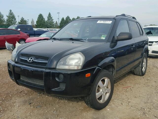 KM8JM12B65U070160 - 2005 HYUNDAI TUCSON GL BLACK photo 2