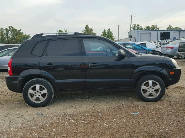 KM8JM12B65U070160 - 2005 HYUNDAI TUCSON GL BLACK photo 9