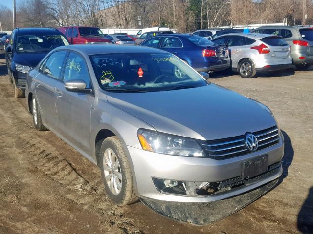 1VWAP7A30DC149754 - 2013 VOLKSWAGEN PASSAT S SILVER photo 1