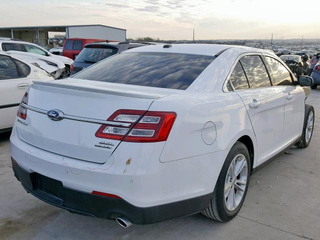 1FAHP2E81FG202988 - 2015 FORD TAURUS SEL WHITE photo 4