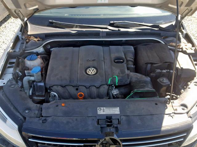 3VWLZ7AJ3BM360928 - 2011 VOLKSWAGEN JETTA SEL SILVER photo 7