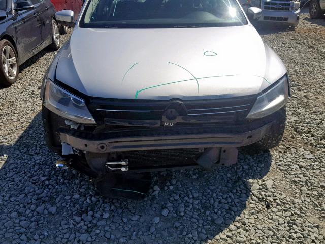 3VWLZ7AJ3BM360928 - 2011 VOLKSWAGEN JETTA SEL SILVER photo 9