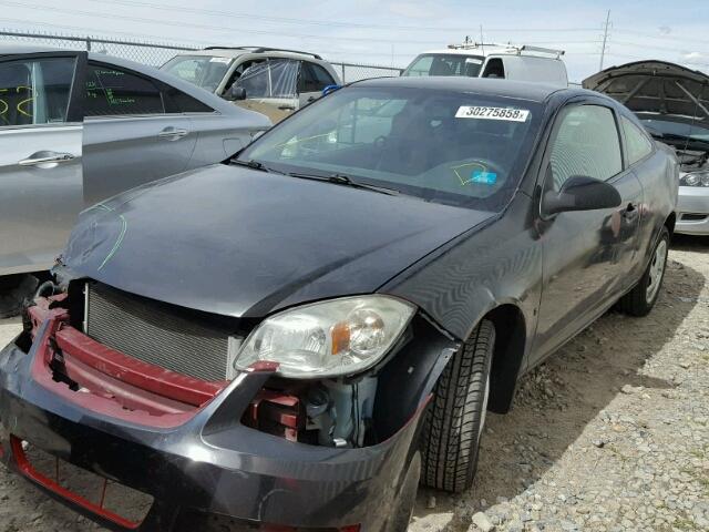 1G2AL18F087205108 - 2008 PONTIAC G5 BLACK photo 2