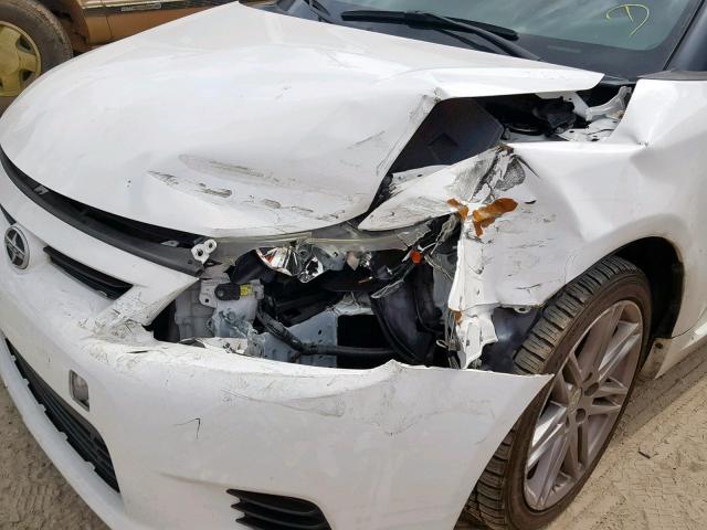 JTKJF5C79D3062969 - 2013 TOYOTA SCION TC თეთრი ფოტო 10