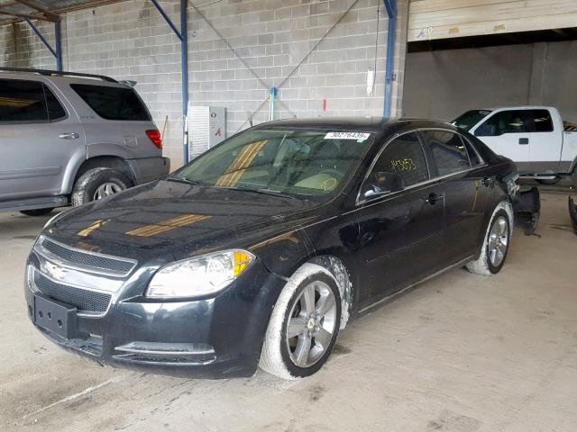 1G1ZC5E13BF384023 - 2011 CHEVROLET MALIBU 1LT BLACK photo 2