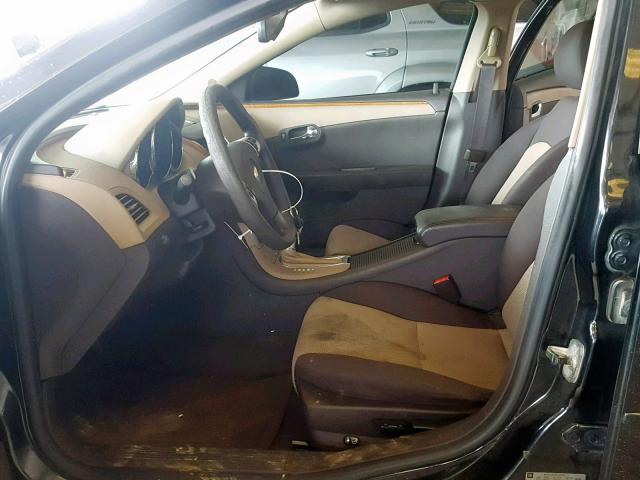 1G1ZC5E13BF384023 - 2011 CHEVROLET MALIBU 1LT BLACK photo 5