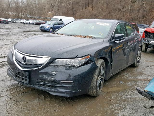 19UUB1F31HA003662 - 2017 ACURA TLX BLACK photo 2