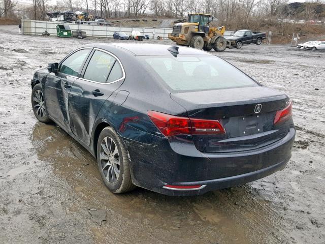 19UUB1F31HA003662 - 2017 ACURA TLX BLACK photo 3