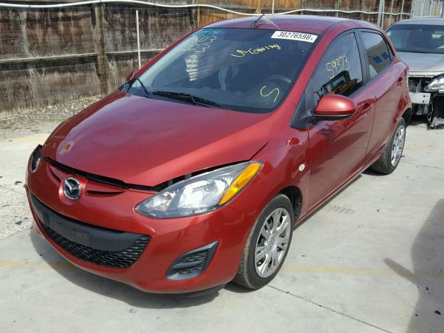 JM1DE1KY3E0183347 - 2014 MAZDA MAZDA2 SPO RED photo 2