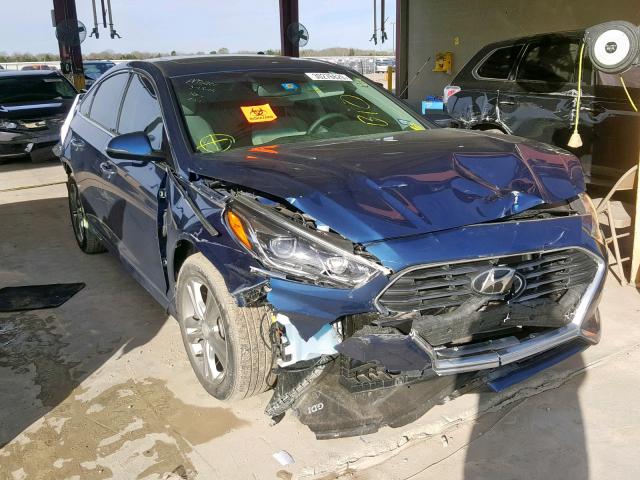 5NPE34AF9JH663644 - 2018 HYUNDAI SONATA SPO BLUE photo 1