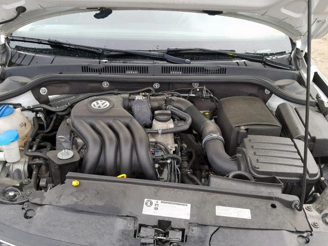 3VW2K7AJ2FM252922 - 2015 VOLKSWAGEN JETTA BASE WHITE photo 7
