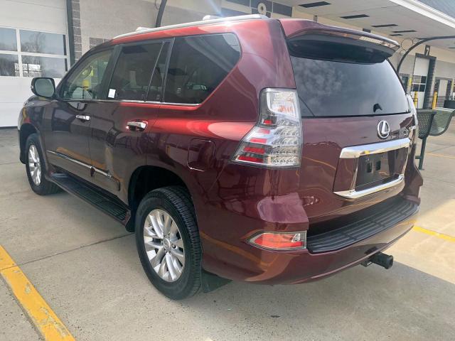 JTJBM7FX0E5067814 - 2014 LEXUS GX MAROON photo 3