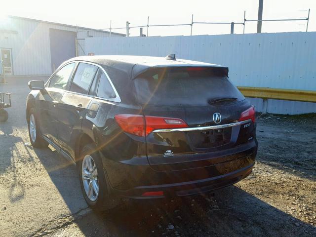 5J8TB4H33EL021493 - 2014 ACURA RDX BLACK photo 3