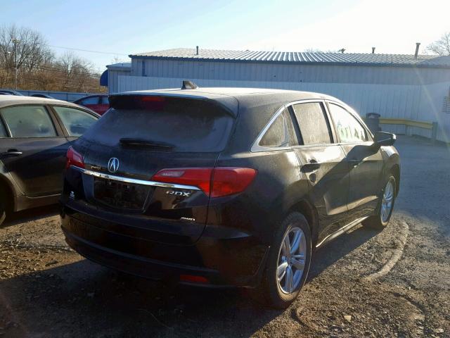 5J8TB4H33EL021493 - 2014 ACURA RDX BLACK photo 4