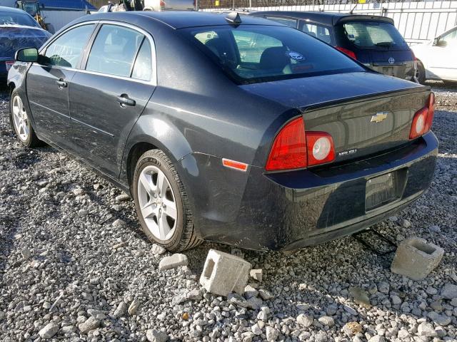 1G1ZB5E07CF286222 - 2012 CHEVROLET MALIBU LS BLACK photo 3