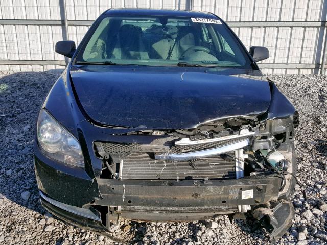 1G1ZB5E07CF286222 - 2012 CHEVROLET MALIBU LS BLACK photo 9