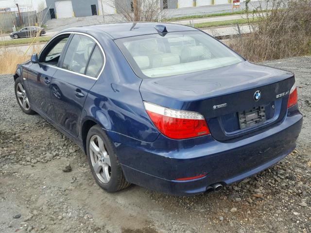 WBANV93588CZ66610 - 2008 BMW 535 XI BLUE photo 3