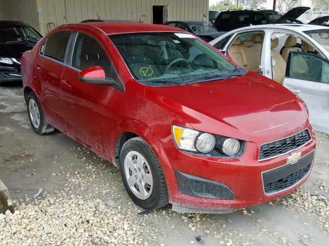 1G1JA5SH4D4100501 - 2013 CHEVROLET SONIC LS 红色 照片 1