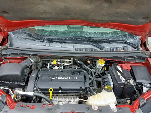 1G1JA5SH4D4100501 - 2013 CHEVROLET SONIC LS 红色 照片 7