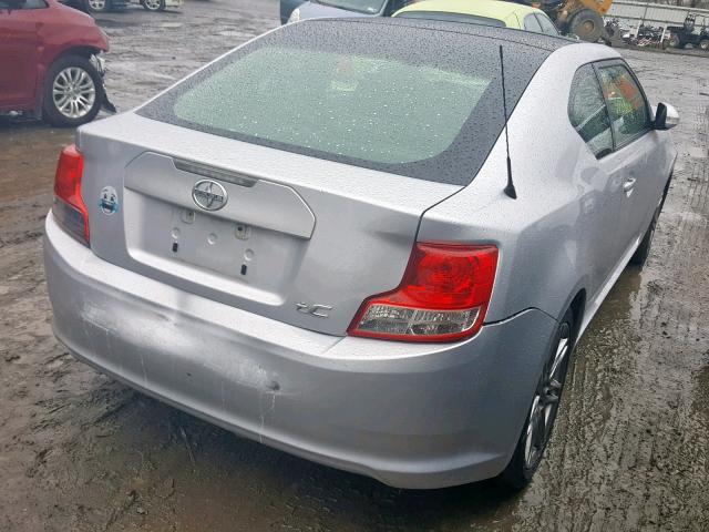 JTKJF5C74B3015006 - 2011 TOYOTA SCION TC ვერცხლისფერი ფოტო 4