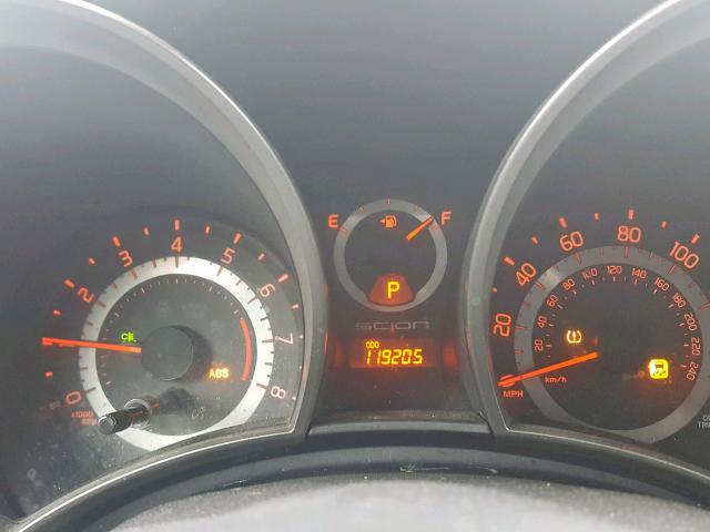 JTKJF5C74B3015006 - 2011 TOYOTA SCION TC ვერცხლისფერი ფოტო 8