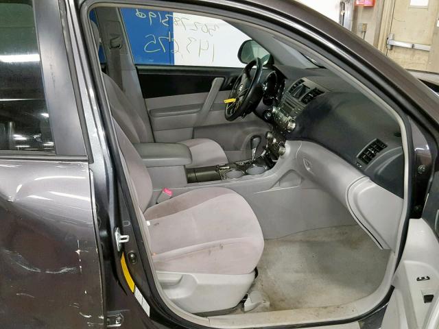 JTEES41A682088059 - 2008 TOYOTA HIGHLANDER GRAY photo 5