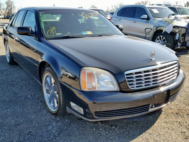 1G6KD54YX2U290174 - 2002 CADILLAC DEVILLE BLACK photo 1