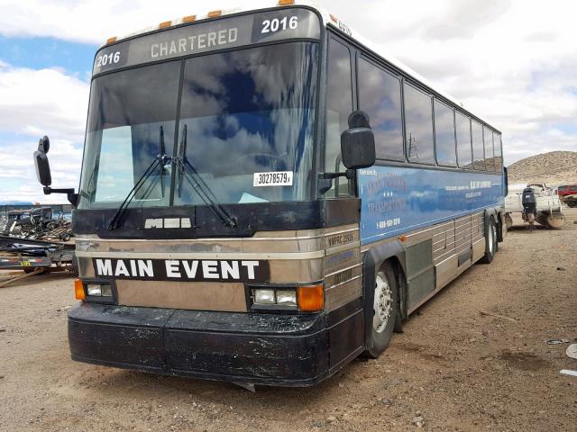 1M8DDM9AXFP040029 - 1985 MOTOR COACH INDUSTRIES TRANSIT BU BLUE photo 2