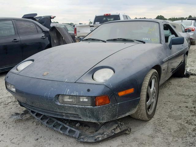 WP0JB0926HS861282 - 1987 PORSCHE 928 S BLUE photo 2