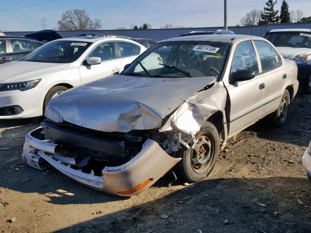 1Y1SK5267SZ015901 - 1995 GEO PRIZM BASE TAN photo 2