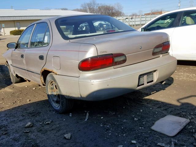 1Y1SK5267SZ015901 - 1995 GEO PRIZM BASE TAN photo 3