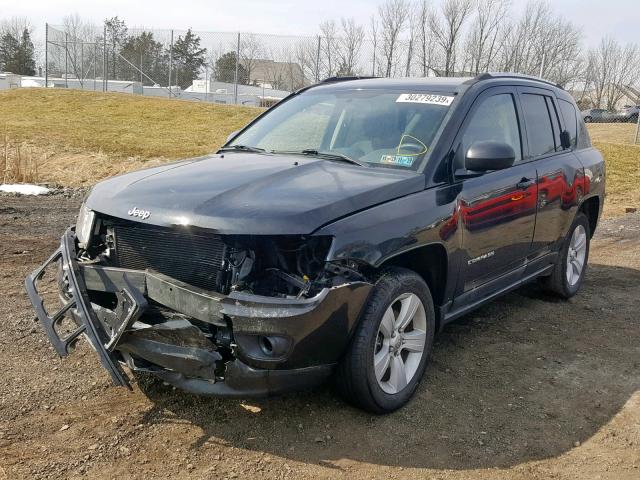 1J4NF1FB9BD193791 - 2011 JEEP COMPASS SP BLACK photo 2