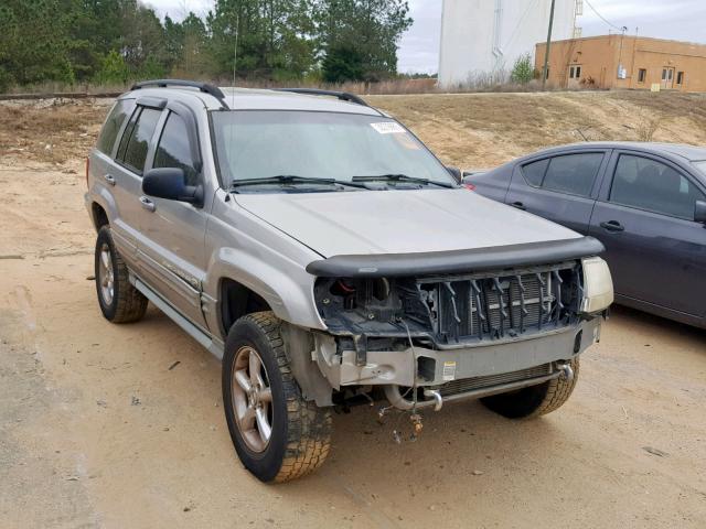 1J8GW68J02C162332 - 2002 JEEP GRAND CHER SILVER photo 1