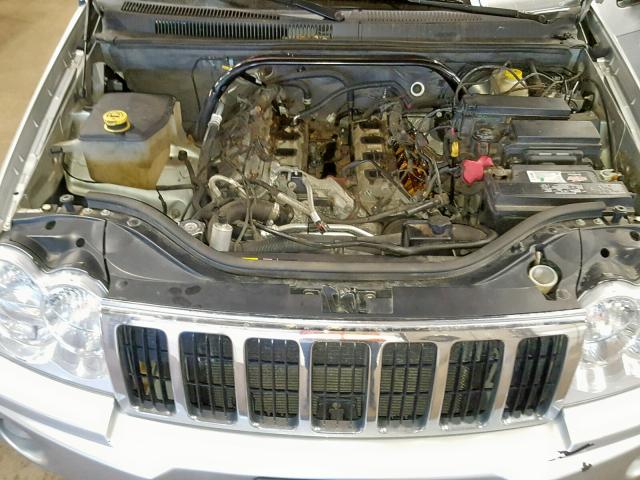 1J4HR58265C528976 - 2005 JEEP GRAND CHER SILVER photo 7