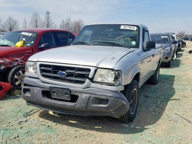 1FTYR10DX2PB48121 - 2002 FORD RANGER SILVER photo 2