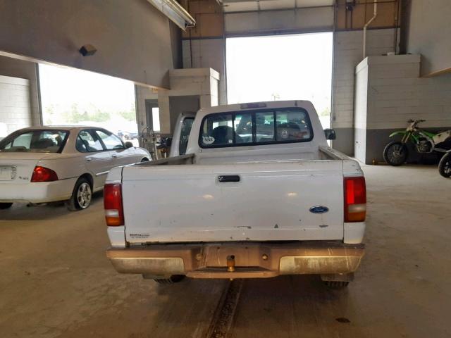 1FTCR10U1TUC37654 - 1996 FORD RANGER WHITE photo 9