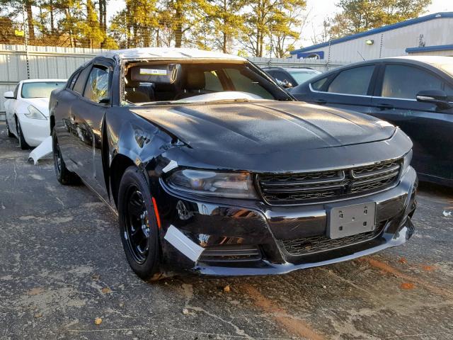 2C3CDXAT8KH510246 - 2019 DODGE CHARGER PO BLACK photo 1