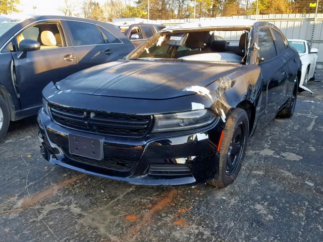 2C3CDXAT8KH510246 - 2019 DODGE CHARGER PO BLACK photo 2