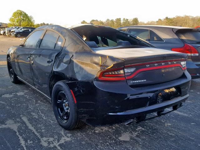 2C3CDXAT8KH510246 - 2019 DODGE CHARGER PO BLACK photo 3