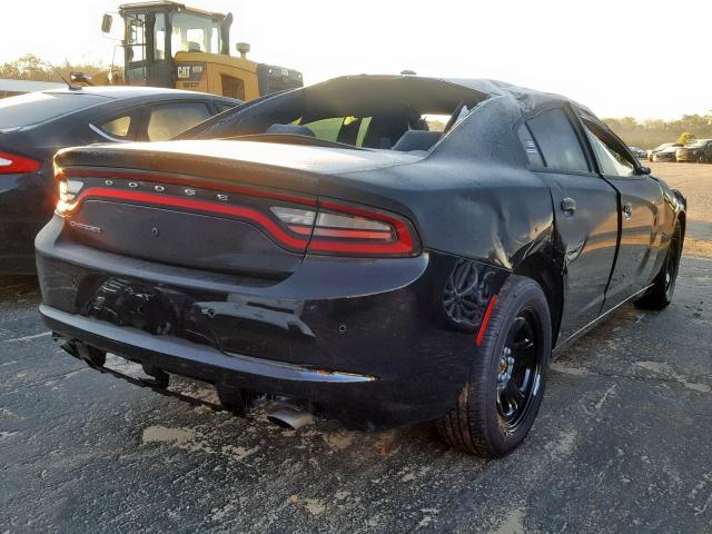 2C3CDXAT8KH510246 - 2019 DODGE CHARGER PO BLACK photo 4