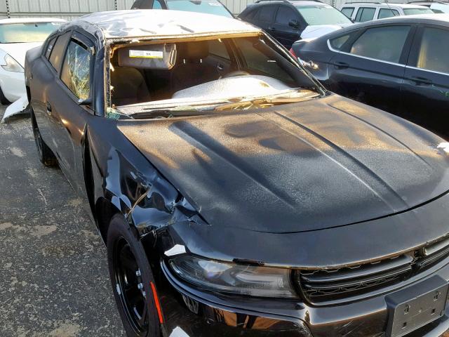 2C3CDXAT8KH510246 - 2019 DODGE CHARGER PO BLACK photo 9