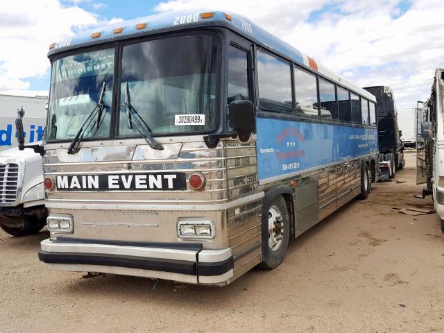 1M8RCM7A6PP045225 - 1993 MOTOR COACH INDUSTRIES TRANSIT BU BLUE photo 2