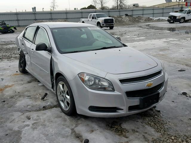 1G1ZB5EB0AF318670 - 2010 CHEVROLET MALIBU LS SILVER photo 1